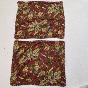 Waverly Garden Room Floral Manor Pillow Sham 25 x 30 In Cottage Farmhouse Set 2